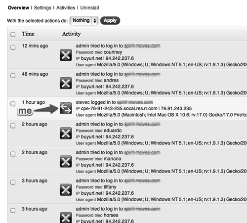 passwords spamattack